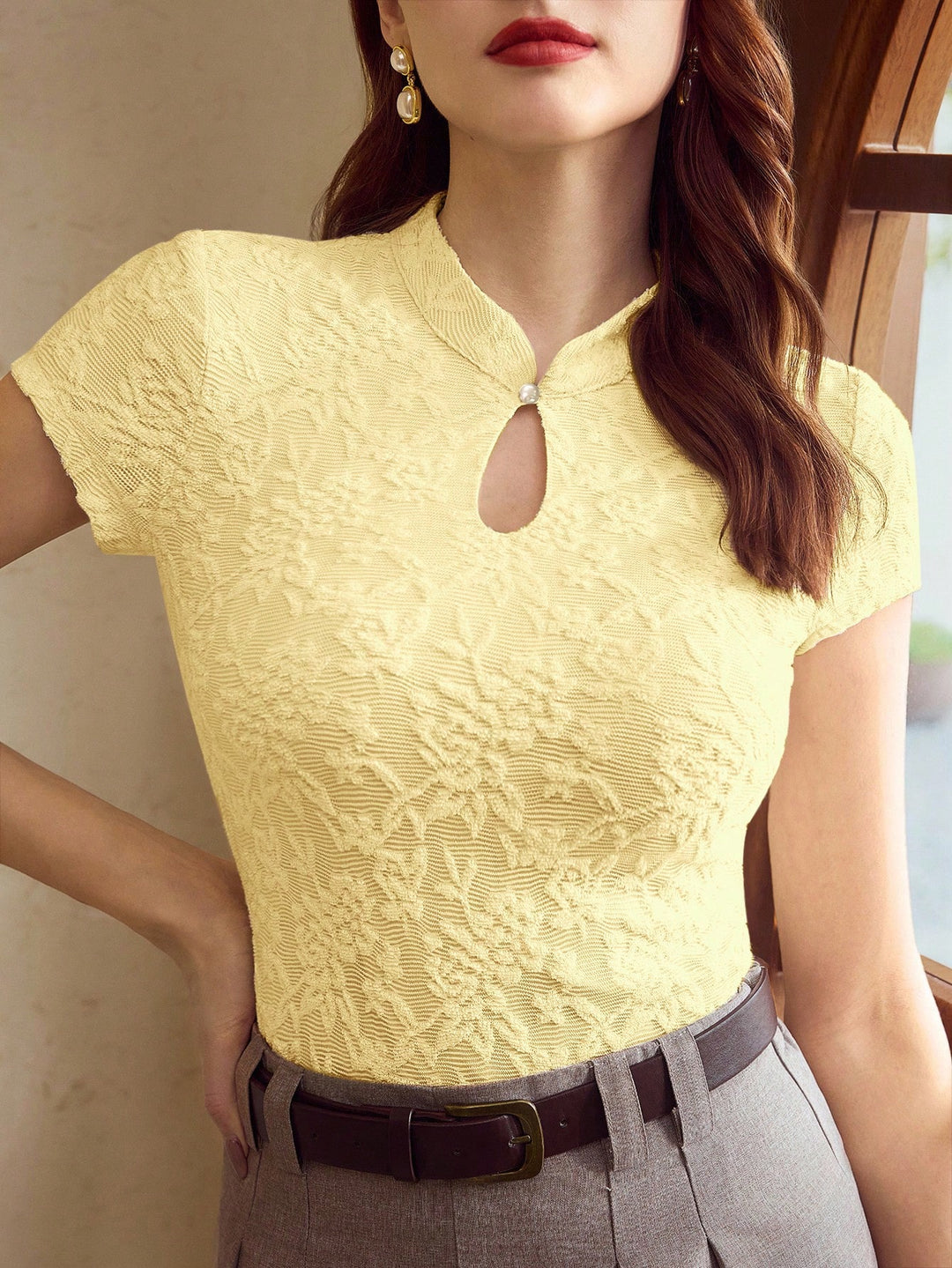 Tricou SHEIN, galben