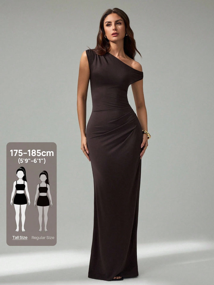 Rochie maxi SHEIN, maro