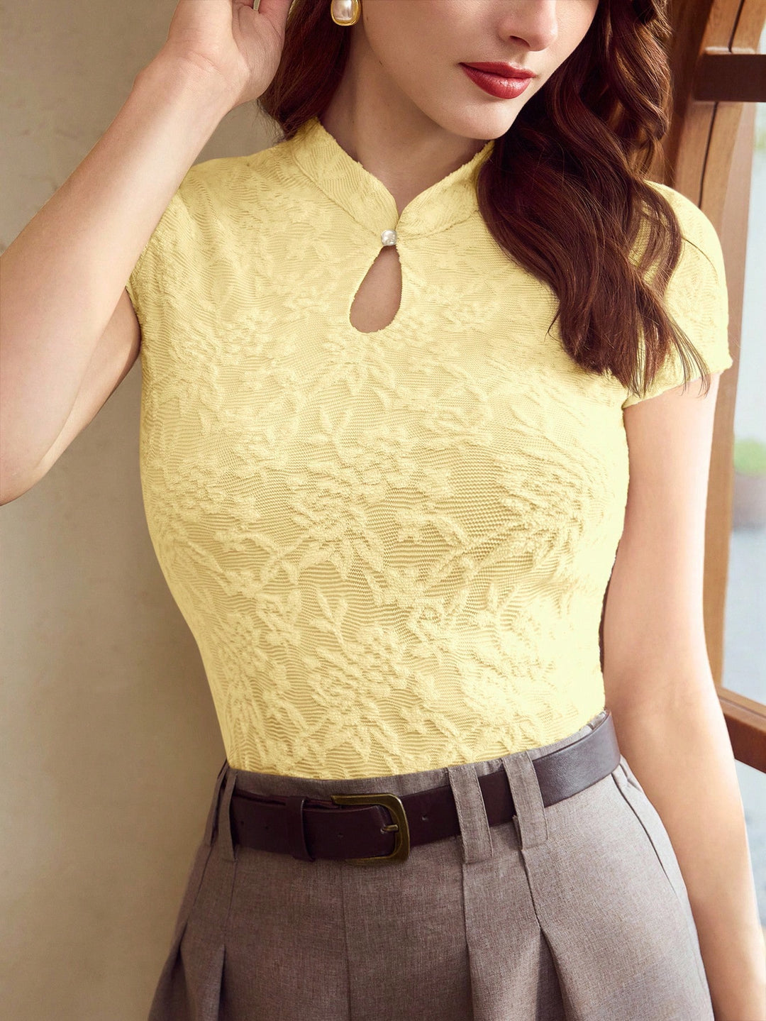 Tricou SHEIN, galben