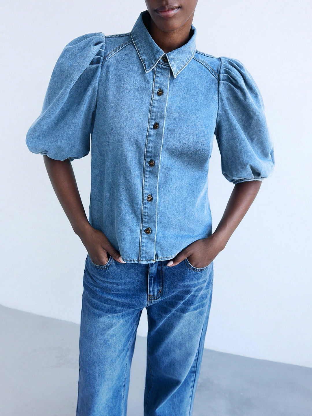 Top SHEIN, alb
