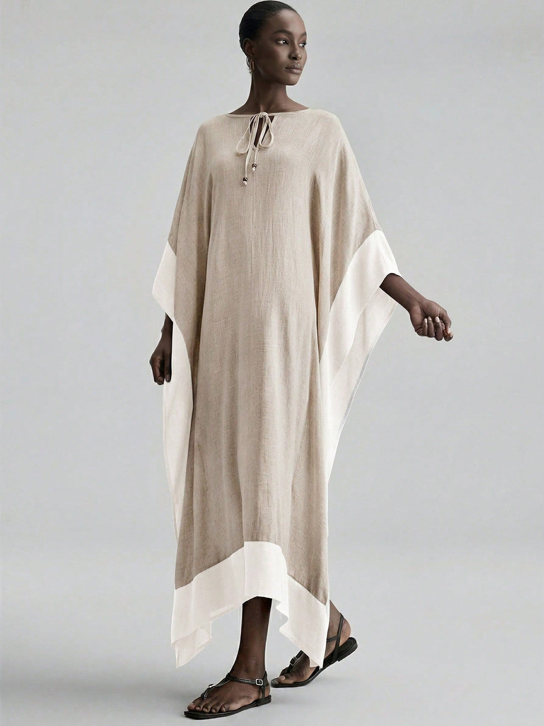 Rochie maxi SHEIN, kaki