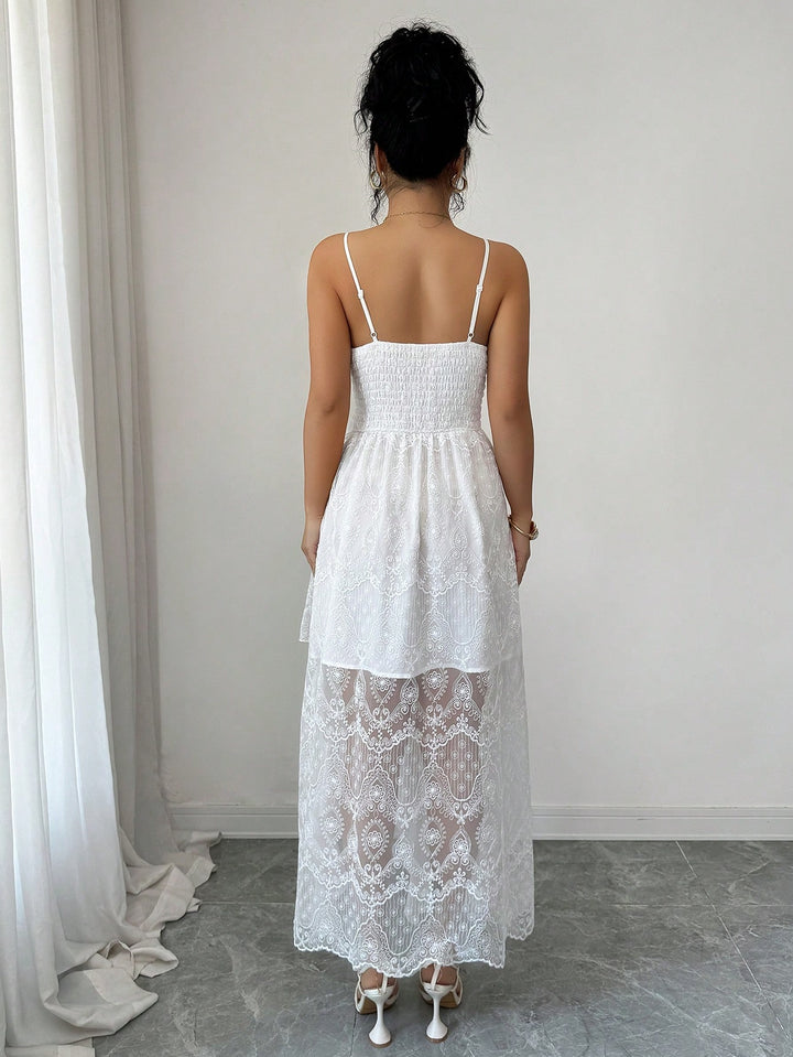 Rochie midi SHEIN, alb