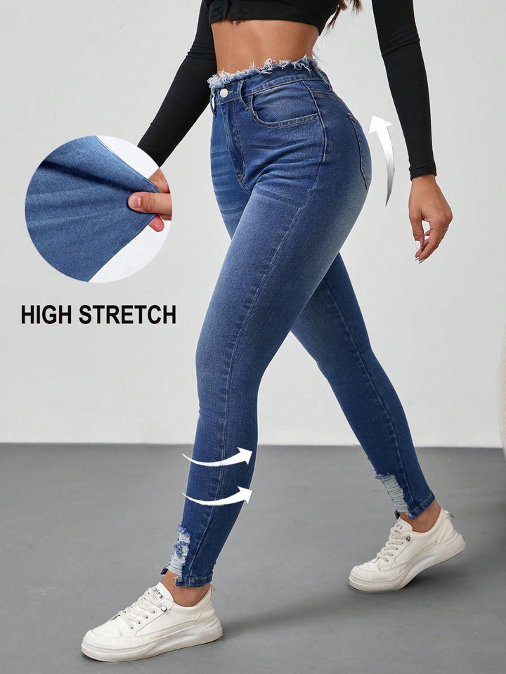Jeans SHEIN, albastru