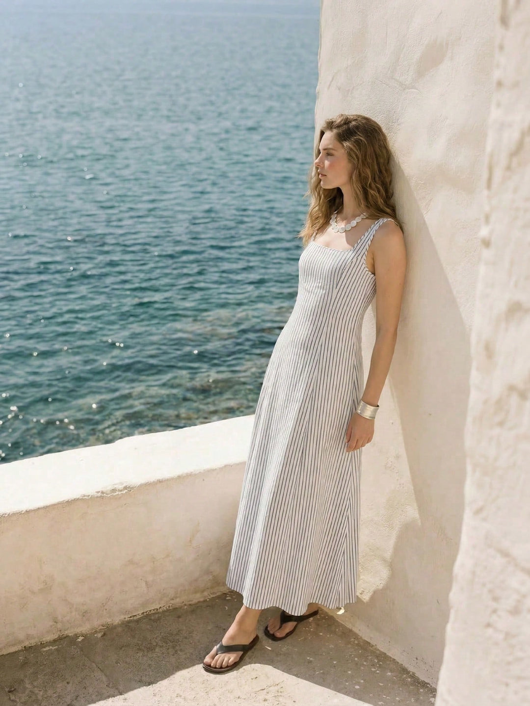 Rochie maxi SHEIN, albastru