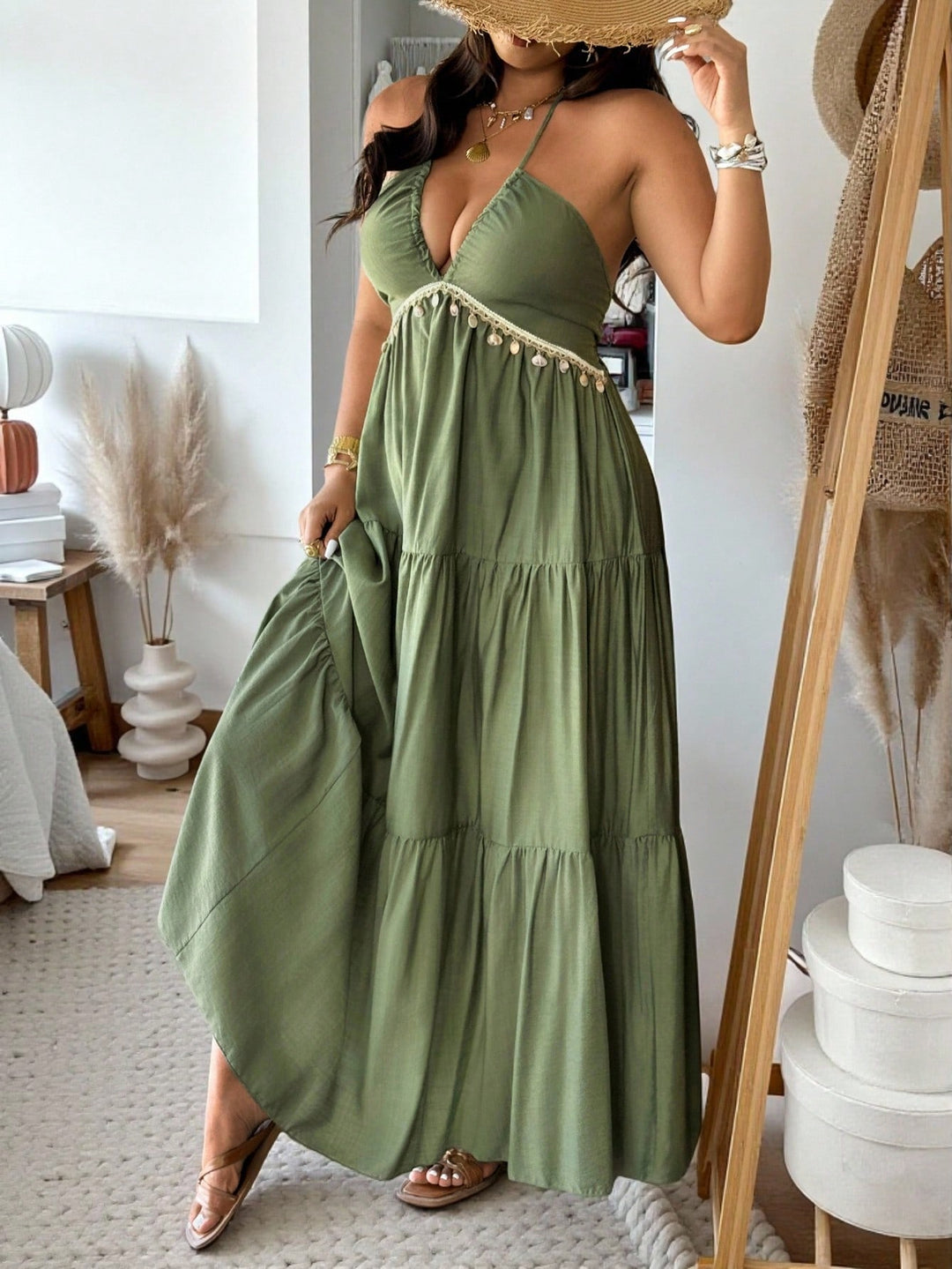 Rochie SHEIN, verde