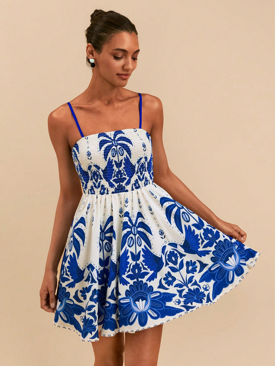 Rochie scurtă SHEIN, albastru