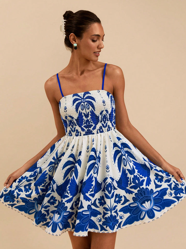 Rochie scurtă SHEIN, albastru