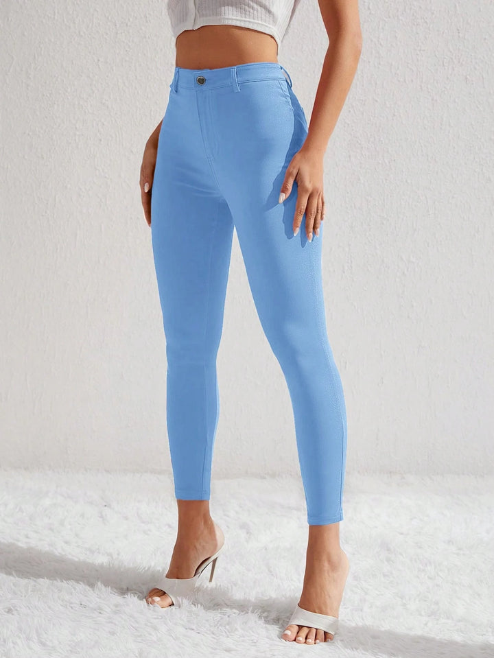 Pantaloni SHEIN, albastru
