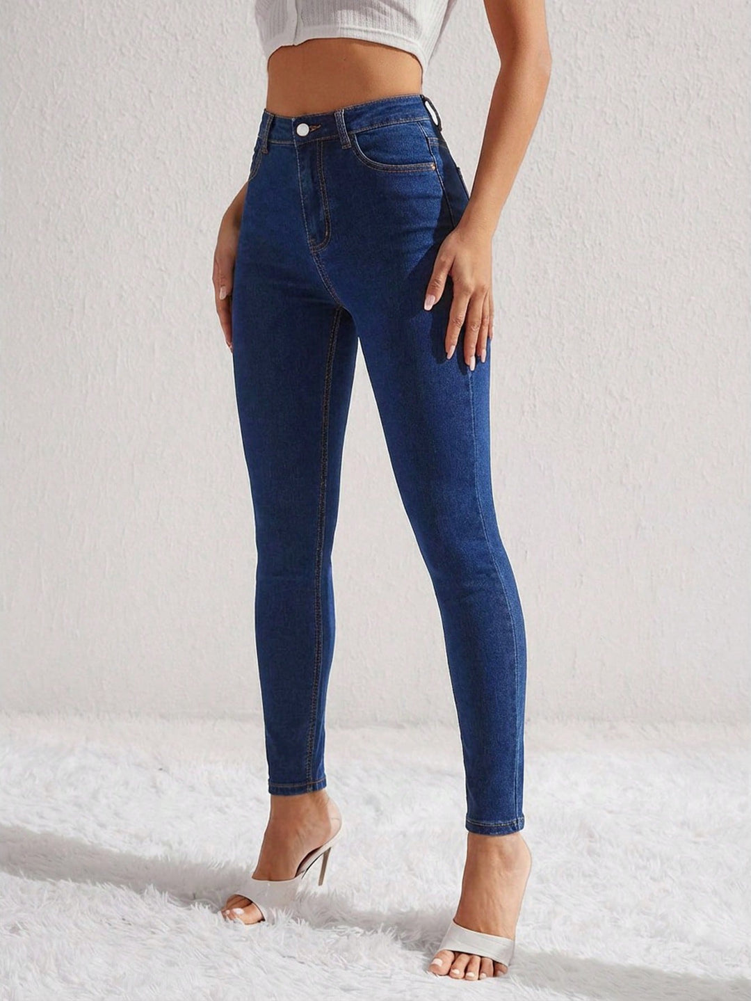 Jeans SHEIN, albastru