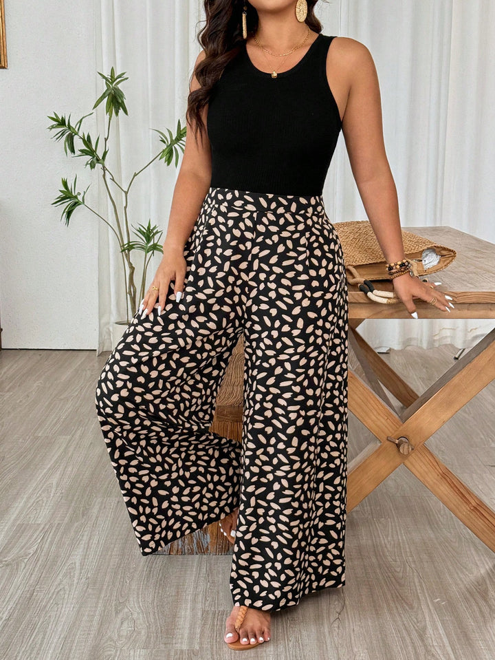 Pantaloni SHEIN, maro