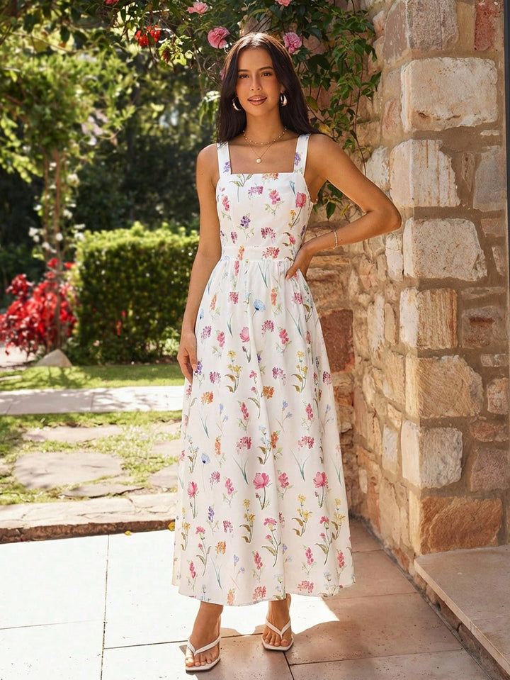 Rochie maxi SHEIN, alb