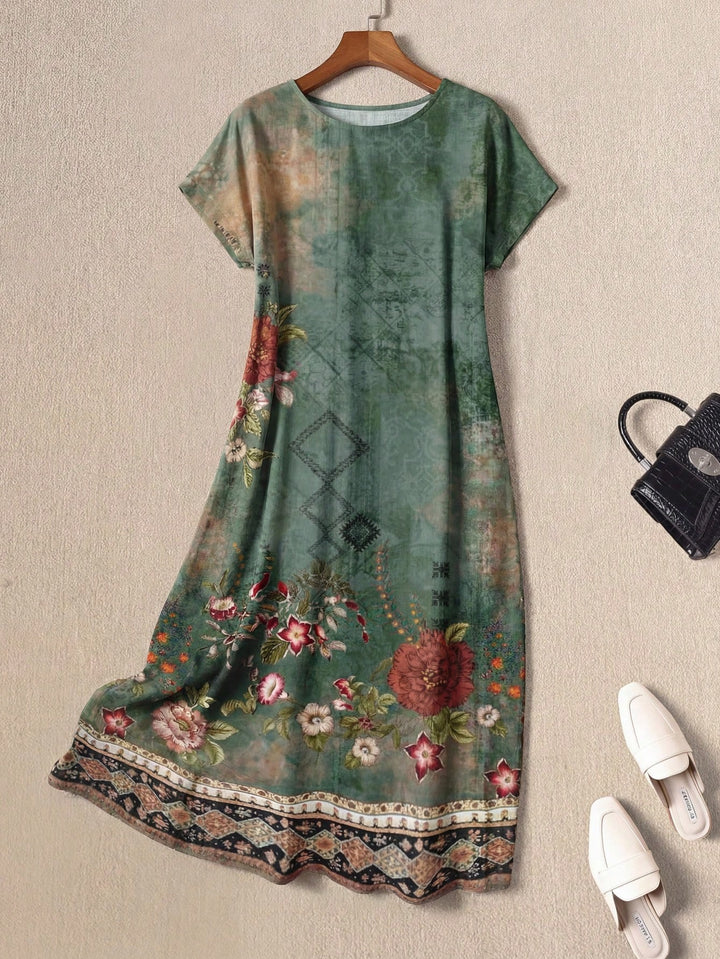 Rochie maxi SHEIN, mix culori