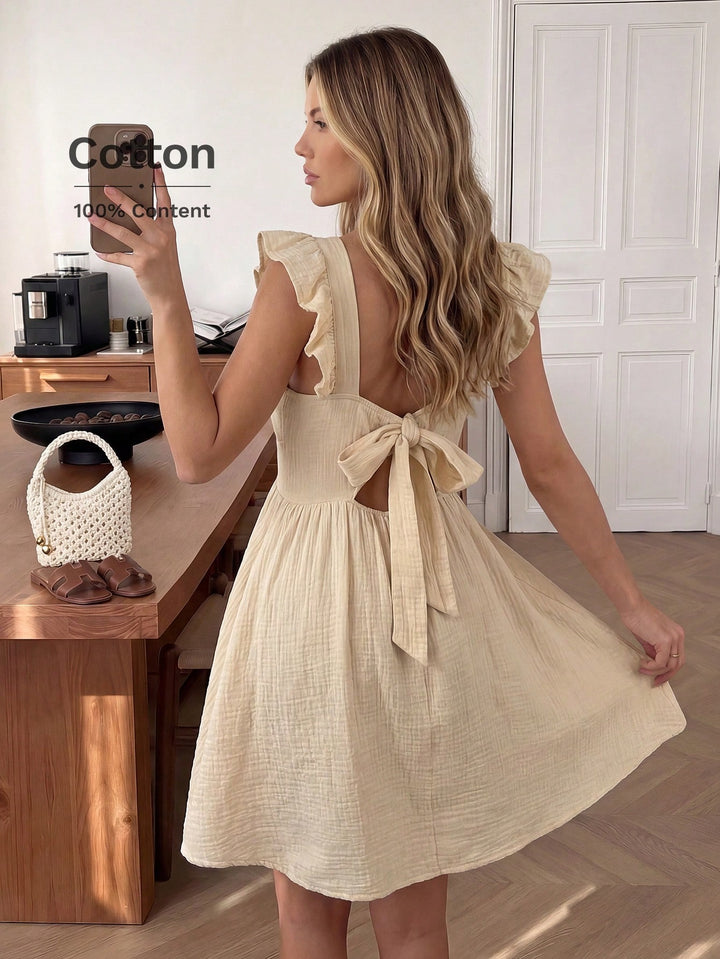 Rochie scurtă SHEIN, bej