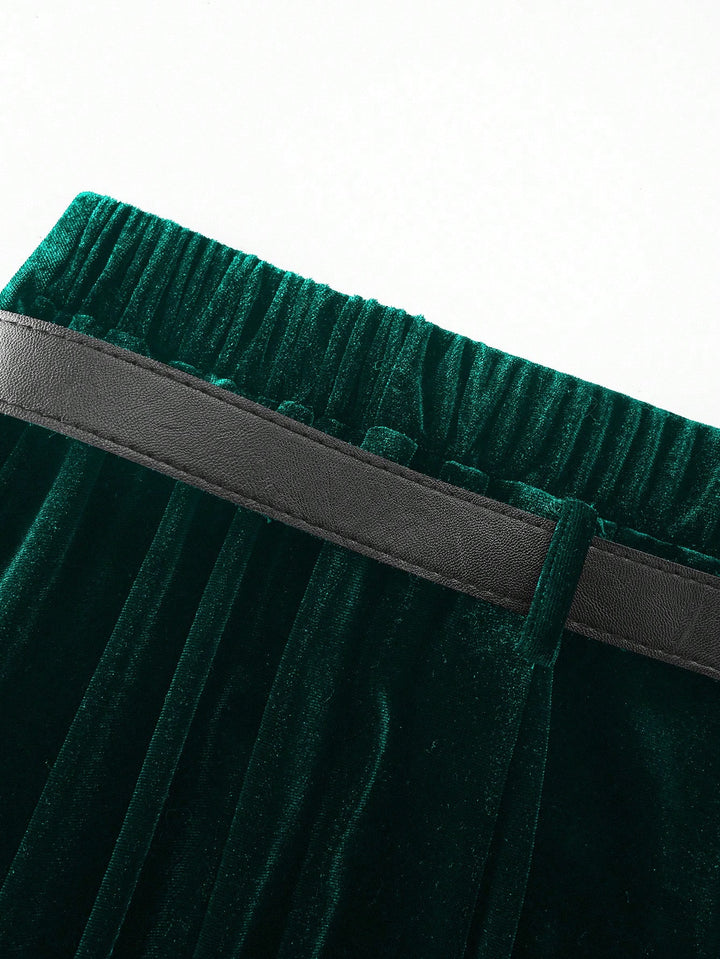 Fustă maxi SHEIN, verde