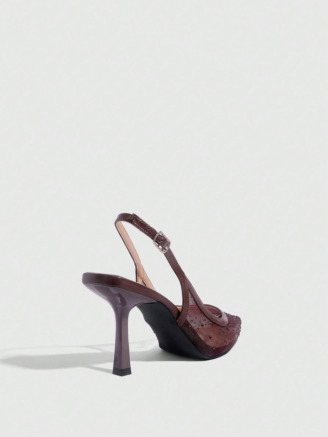 Pantofi cu toc SHEIN, maro