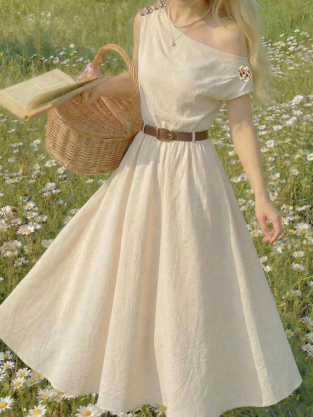 Rochie SHEIN, kaki