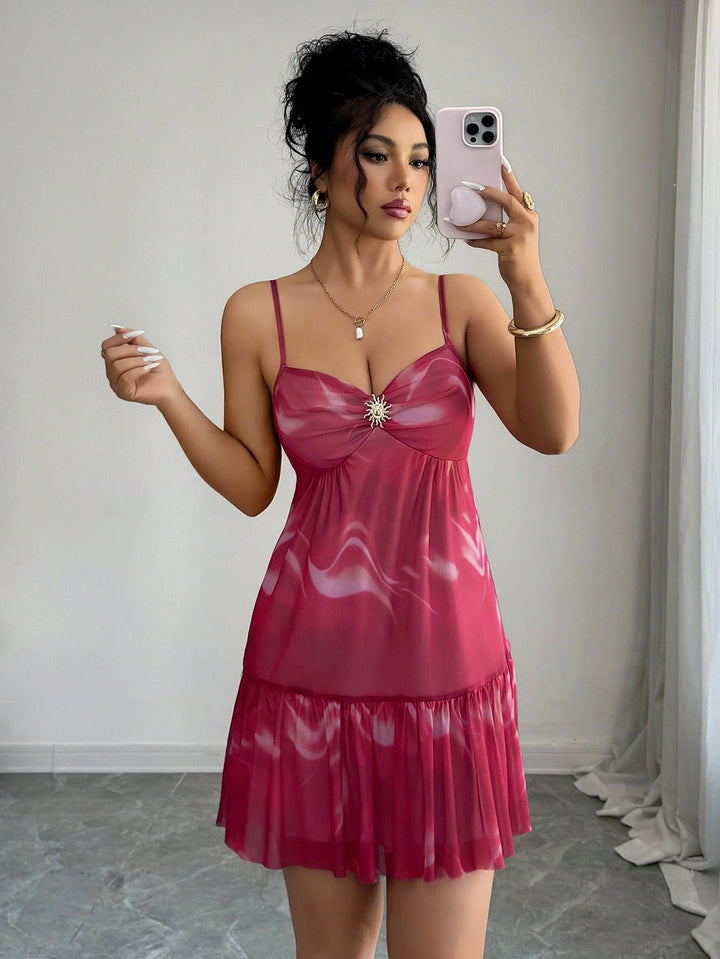 Rochie mini SHEIN, roz