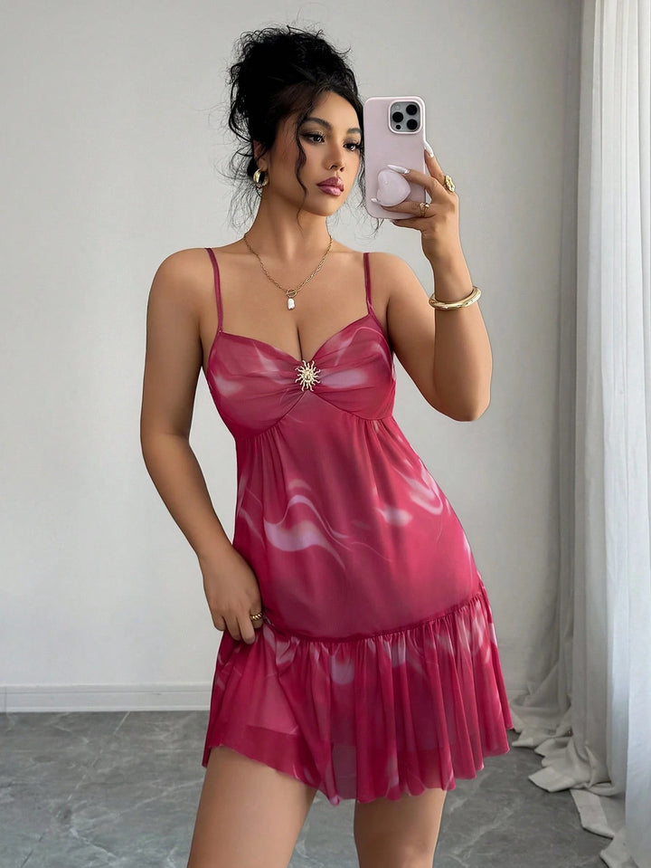 Rochie mini SHEIN, roz