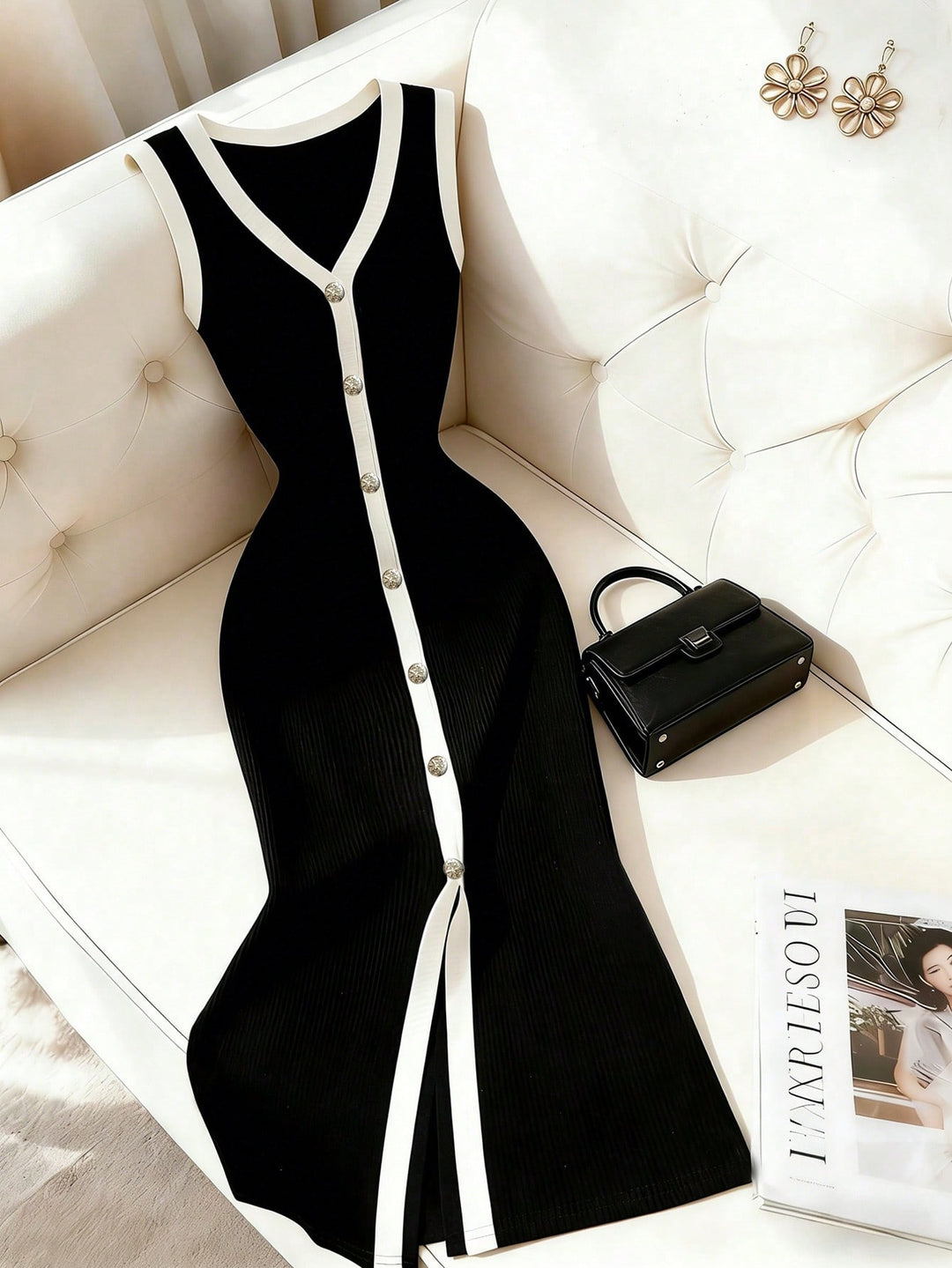 Rochie maxi SHEIN, negru