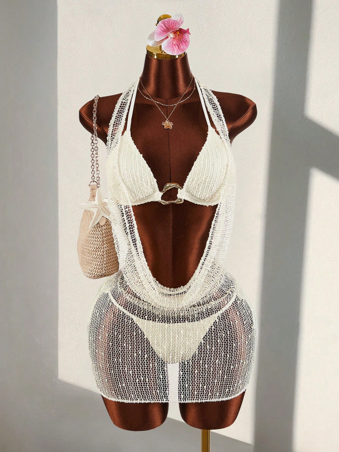 Set bikini SHEIN, bej