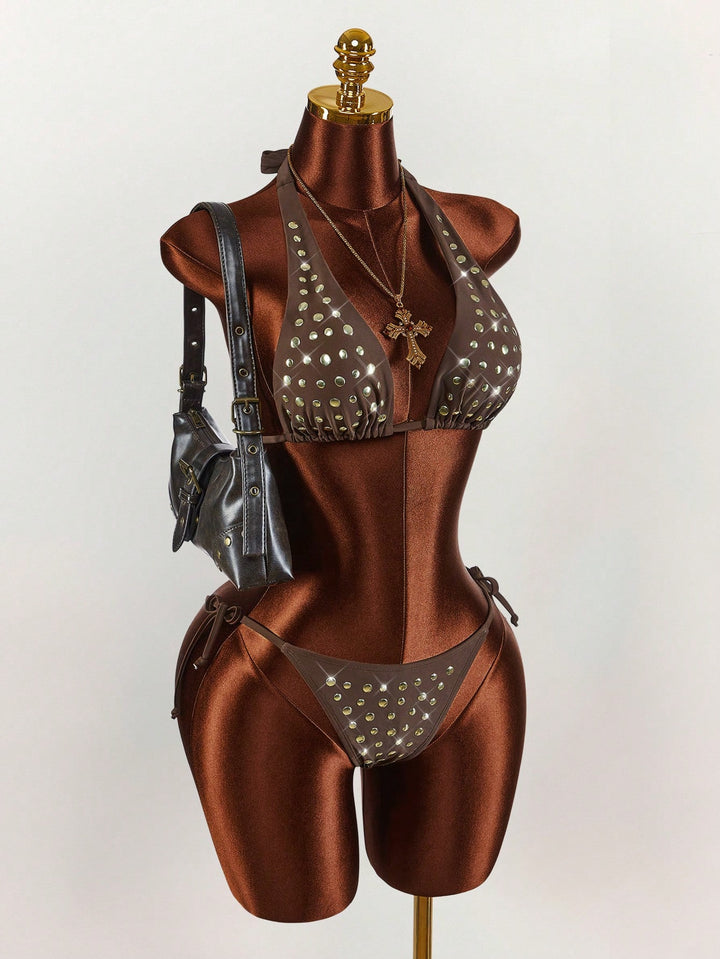Set bikini SHEIN, maro