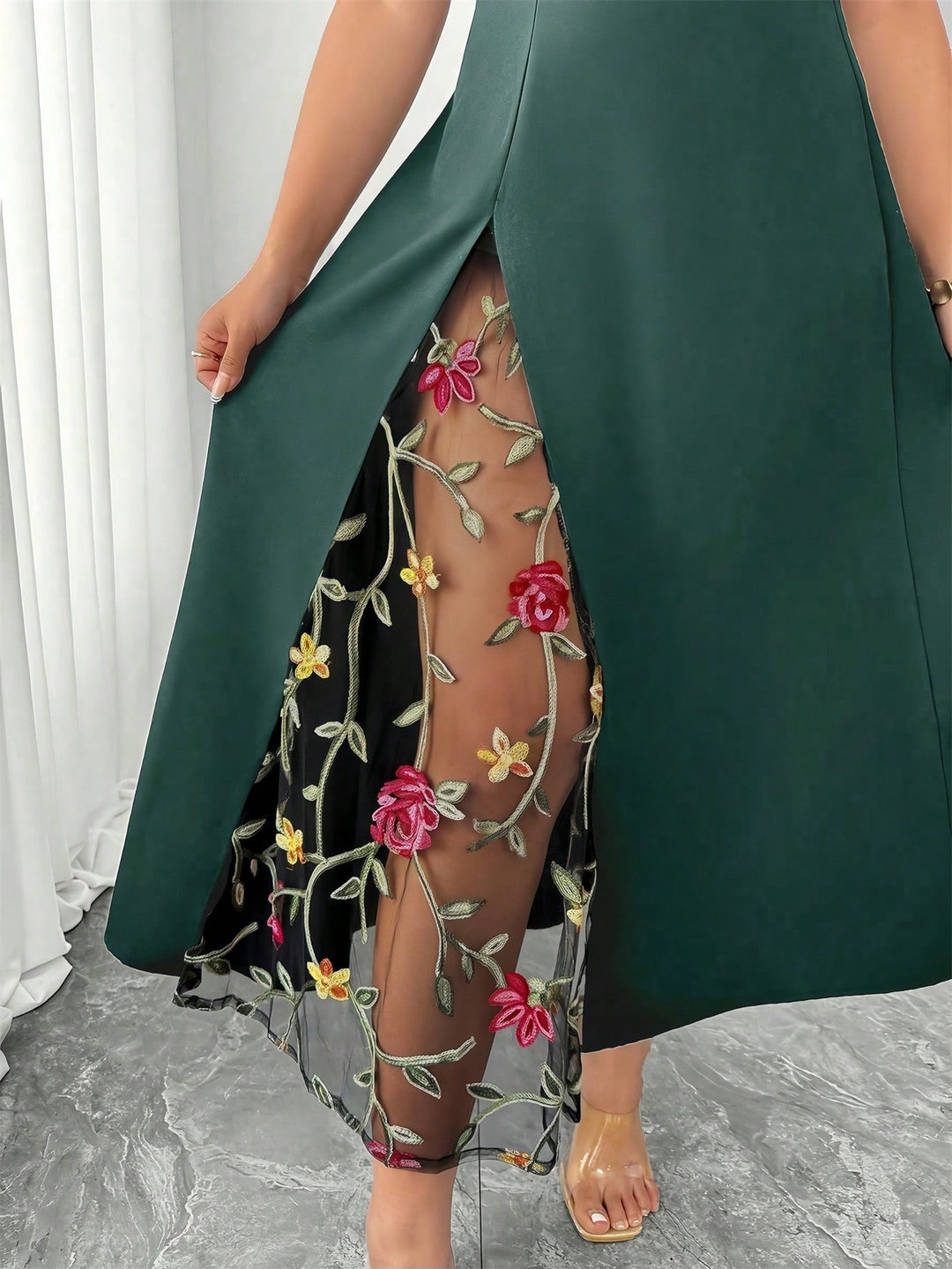 Rochie SHEIN, verde