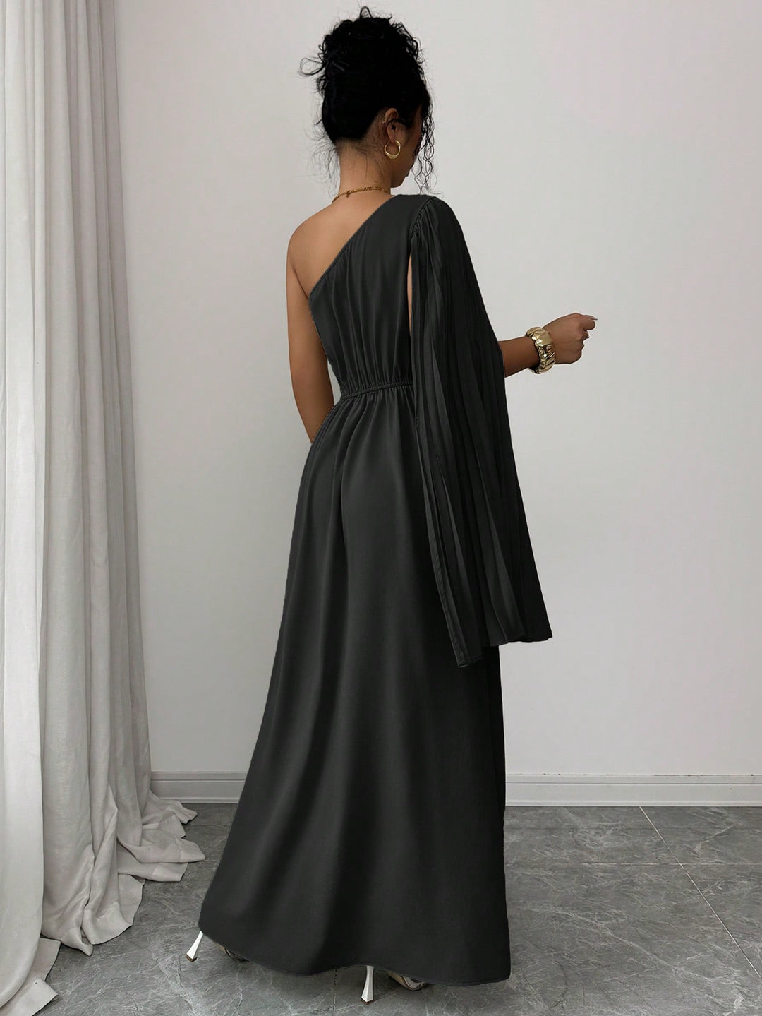 Rochie maxi SHEIN, negru