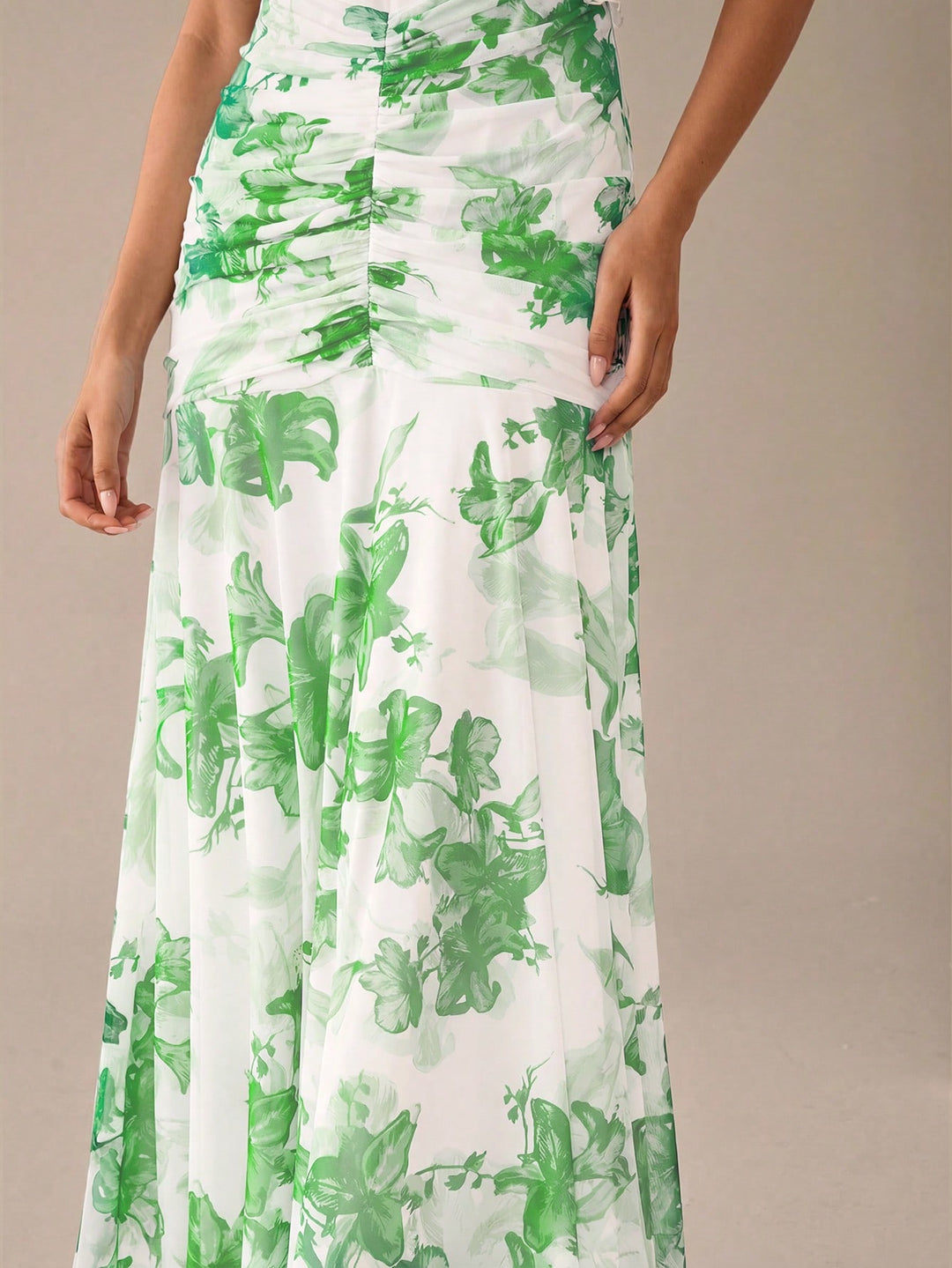 Rochie maxi SHEIN, verde