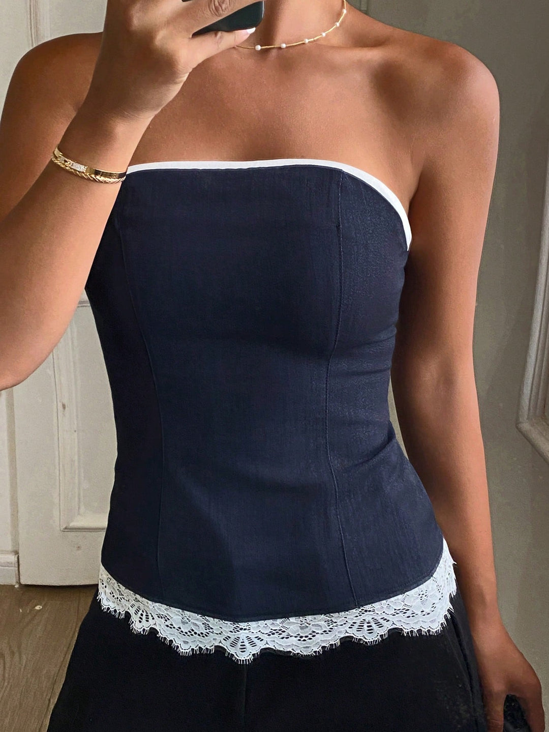 Top SHEIN, albastru