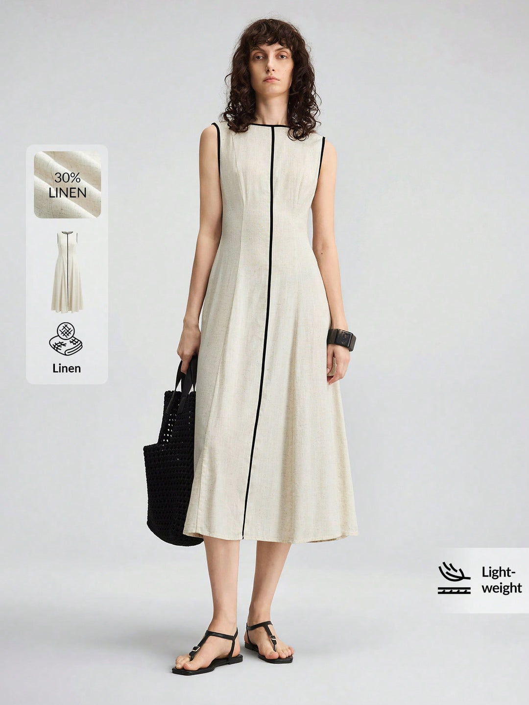 Rochie midi SHEIN, mix culori