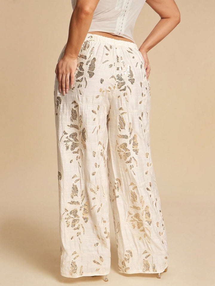 Pantaloni SHEIN, portocaliu