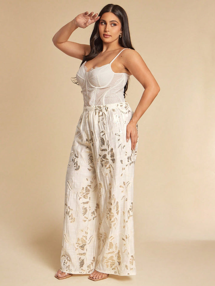 Pantaloni SHEIN, portocaliu