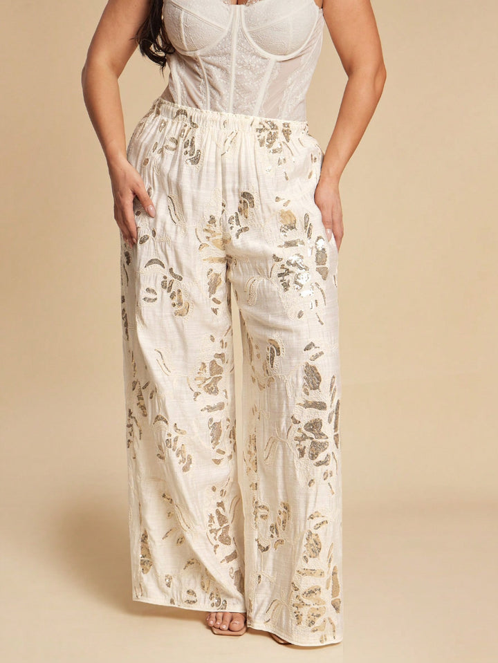 Pantaloni SHEIN, portocaliu