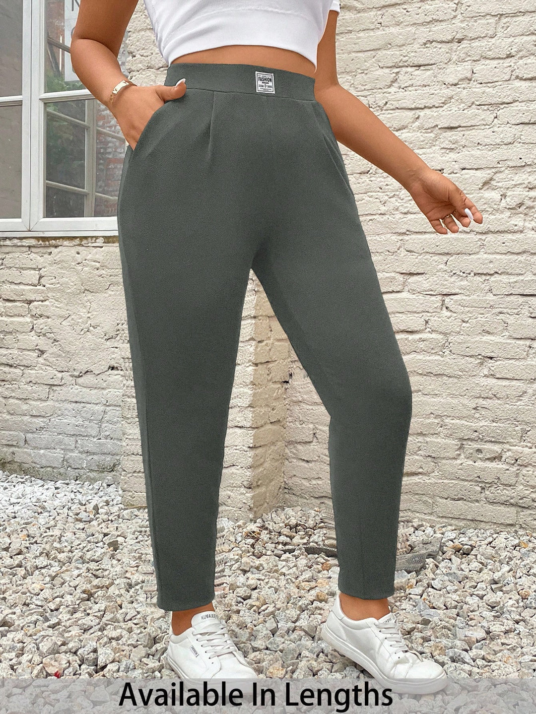 Pantaloni SHEIN, gri