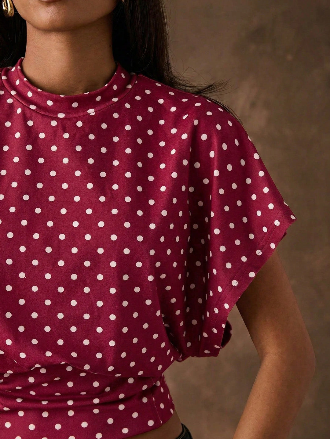 Tricou SHEIN, vișiniu