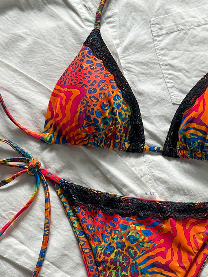 Set bikini SHEIN, mix culori