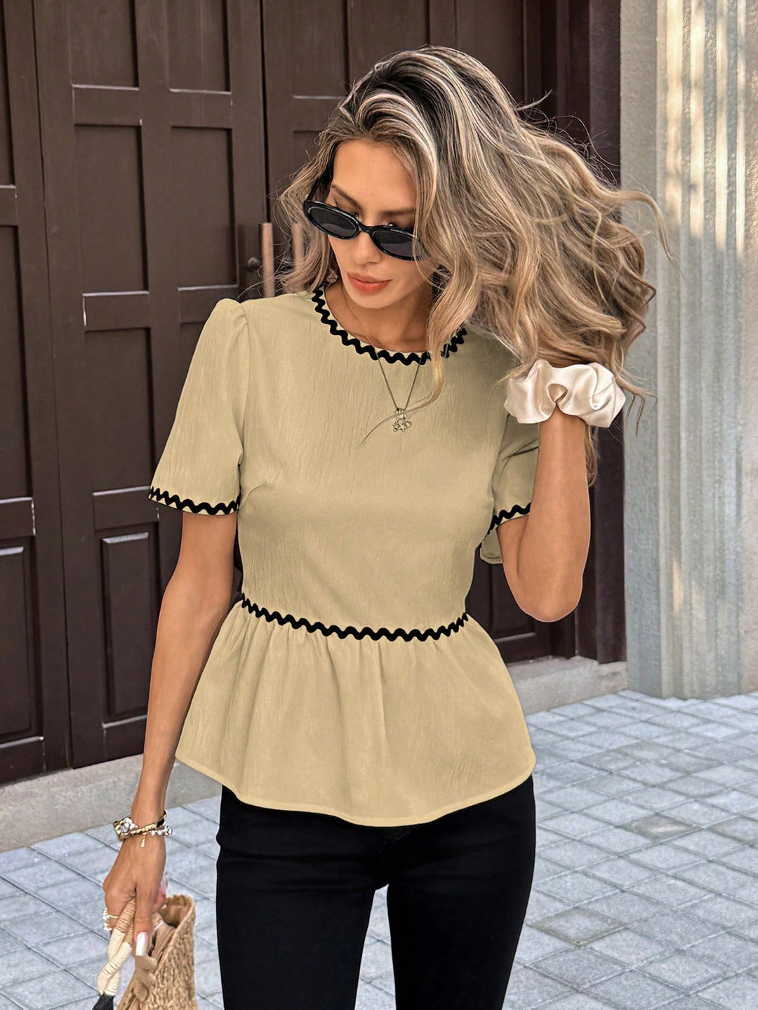 Bluza SHEIN, kaki