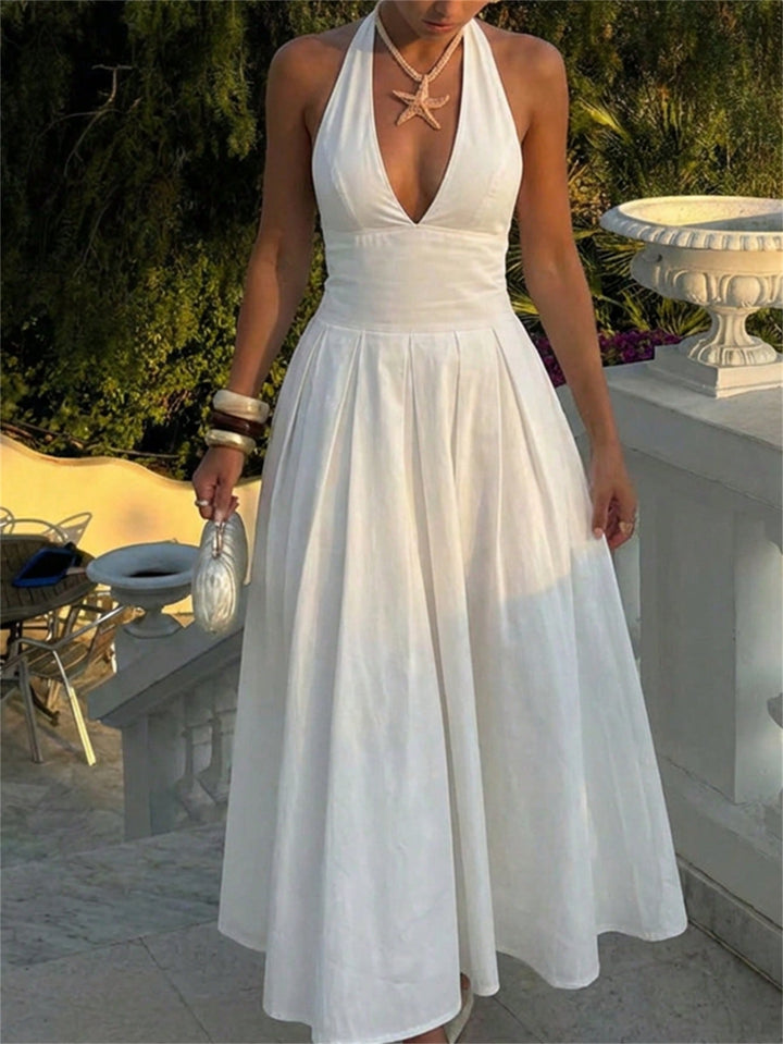 Rochie maxi SHEIN, alb
