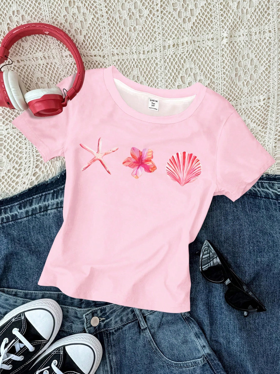 Tricou SHEIN, mix culori