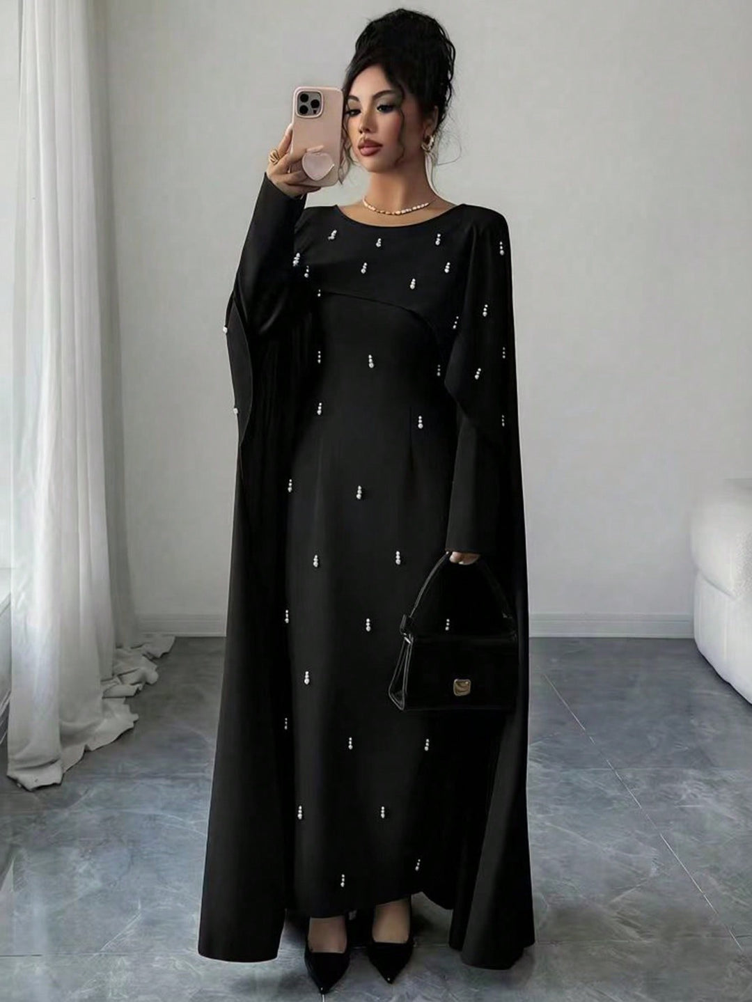 Rochie maxi SHEIN, negru