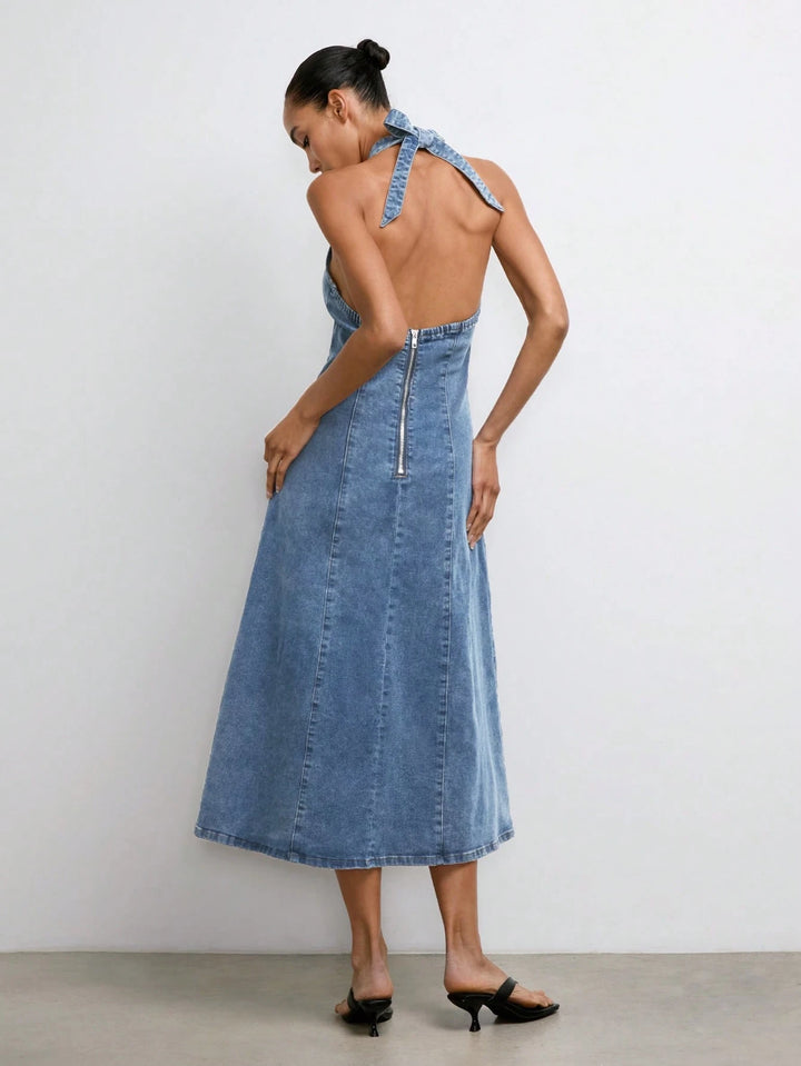 Rochie midi SHEIN, albastru