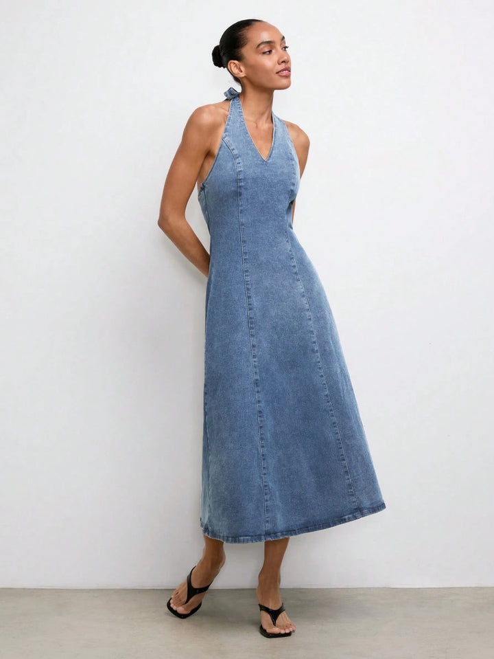 Rochie midi SHEIN, albastru