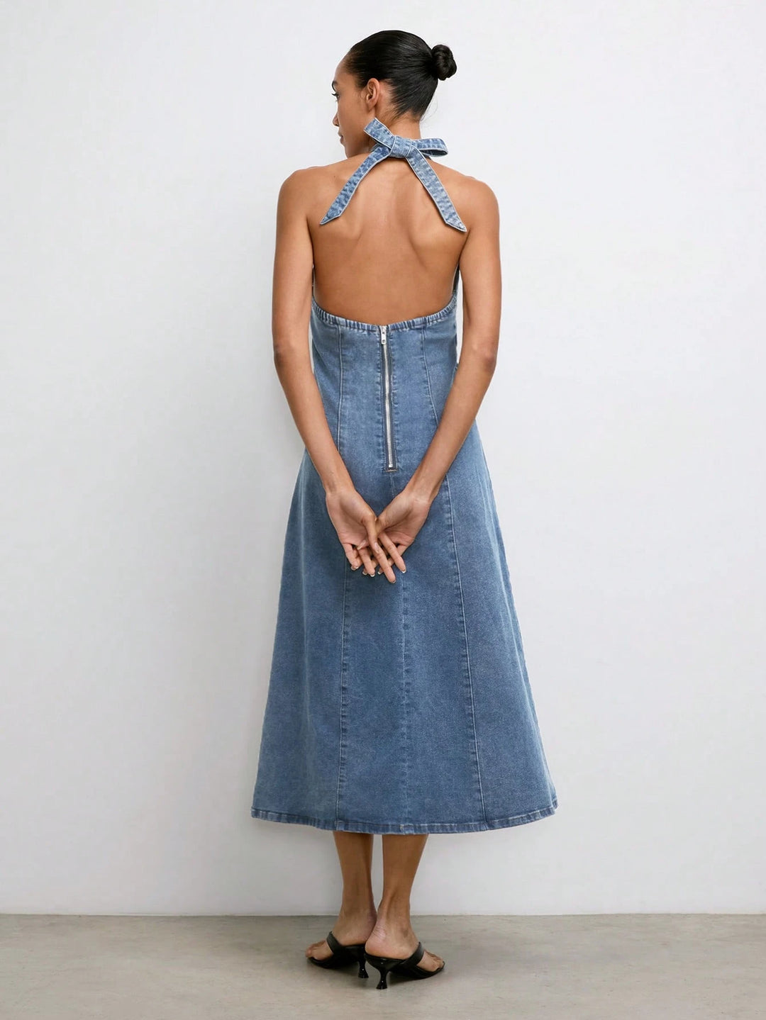 Rochie midi SHEIN, albastru