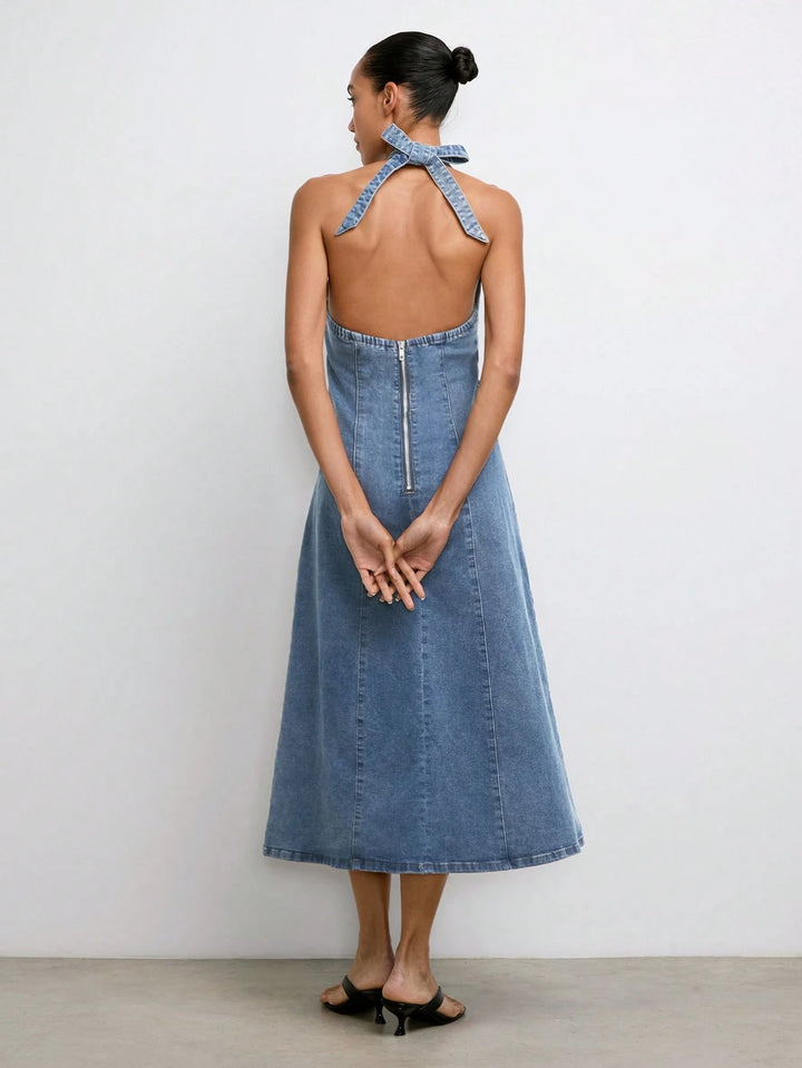 Rochie midi SHEIN, albastru