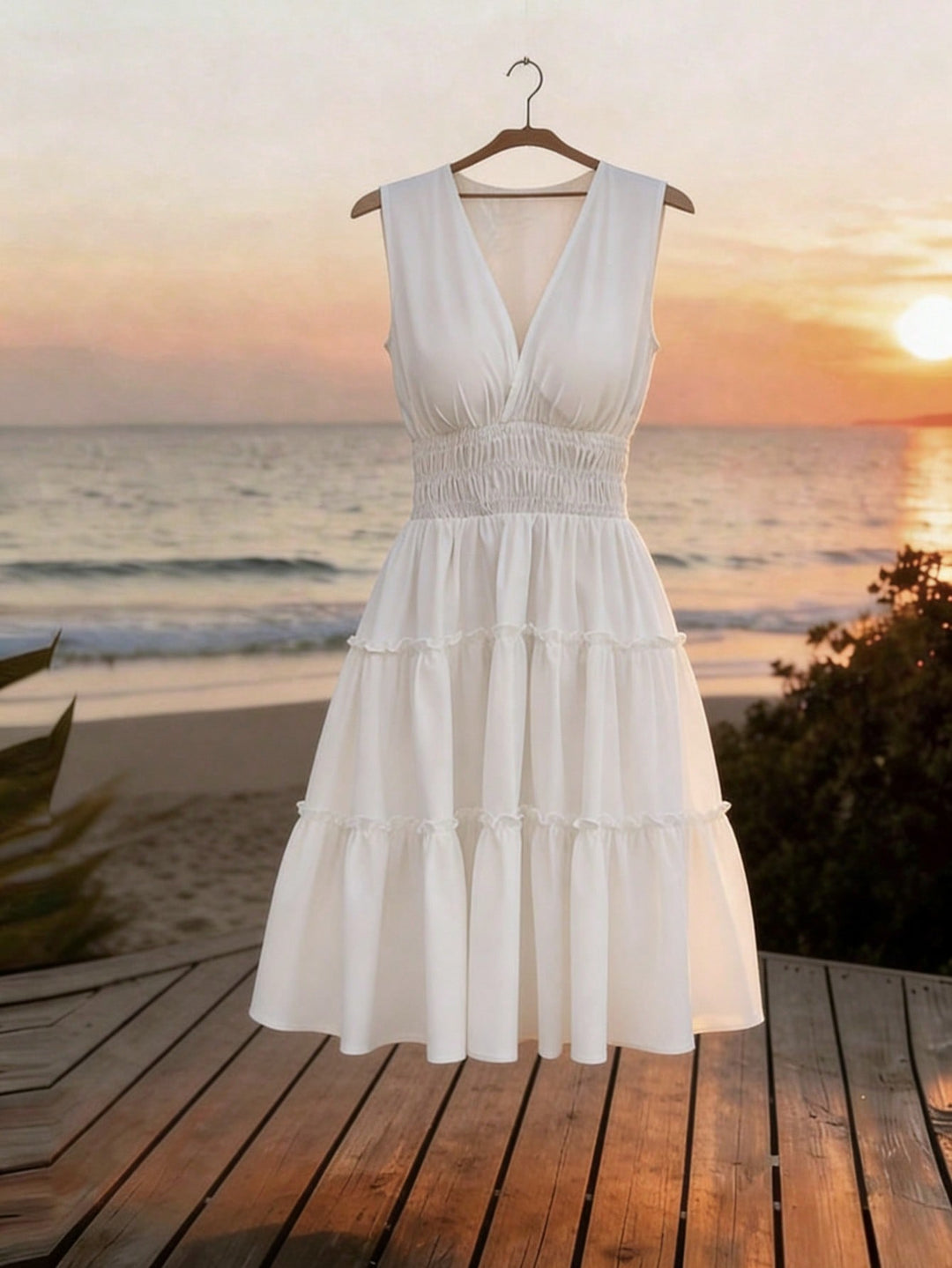 Rochie scurtă SHEIN, alb