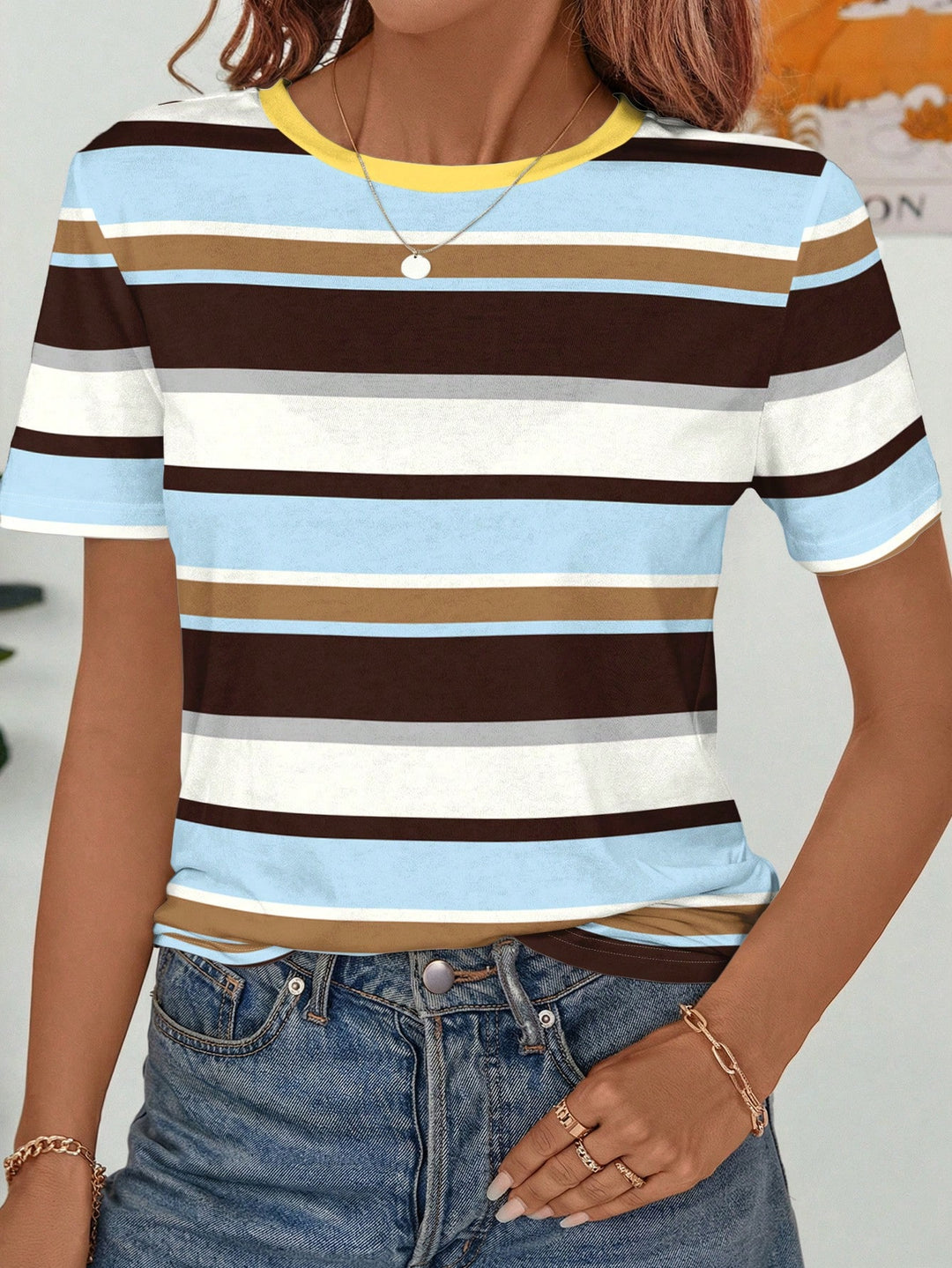 Tricou SHEIN, mix culori