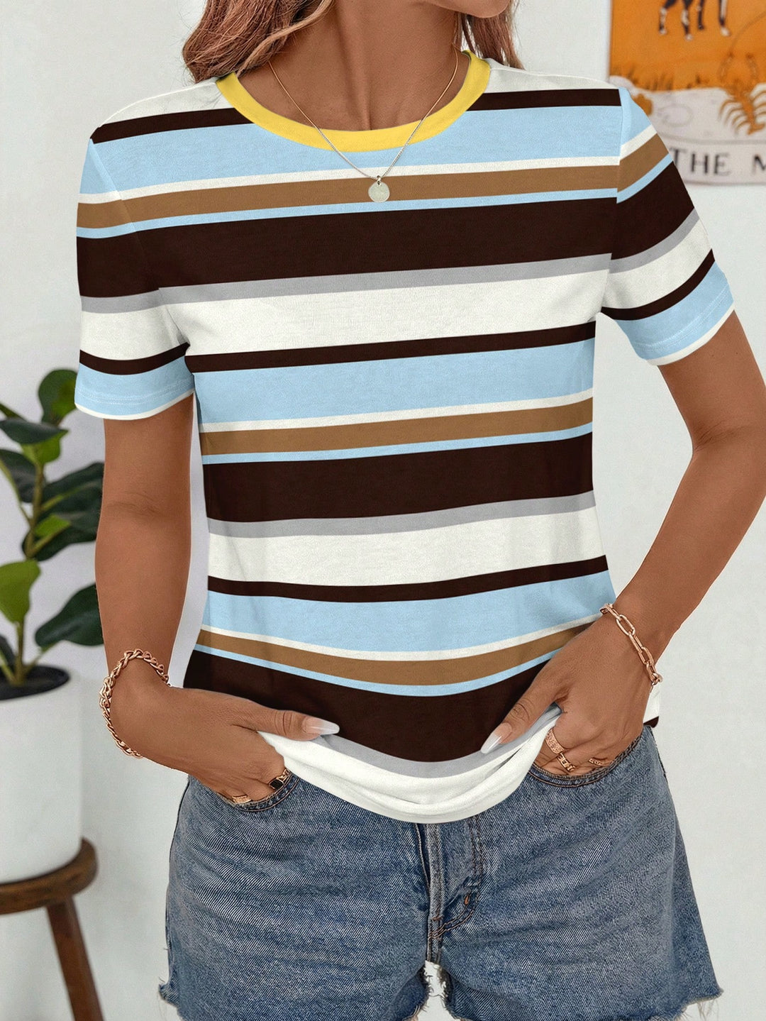 Tricou SHEIN, mix culori