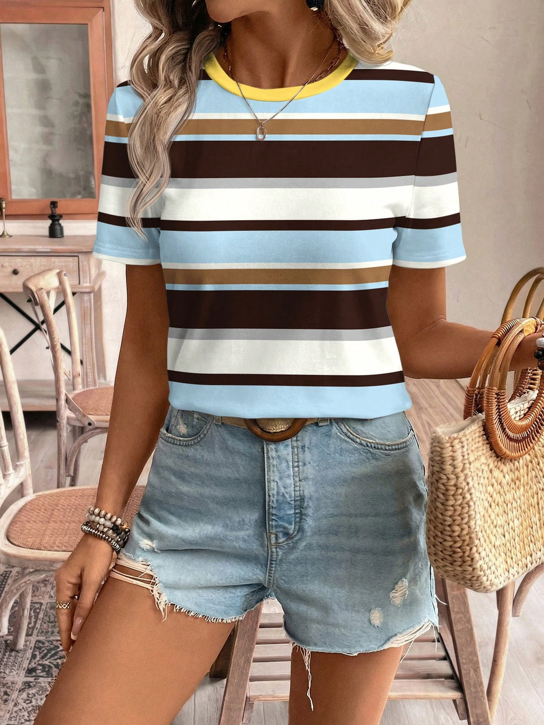 Tricou SHEIN, mix culori