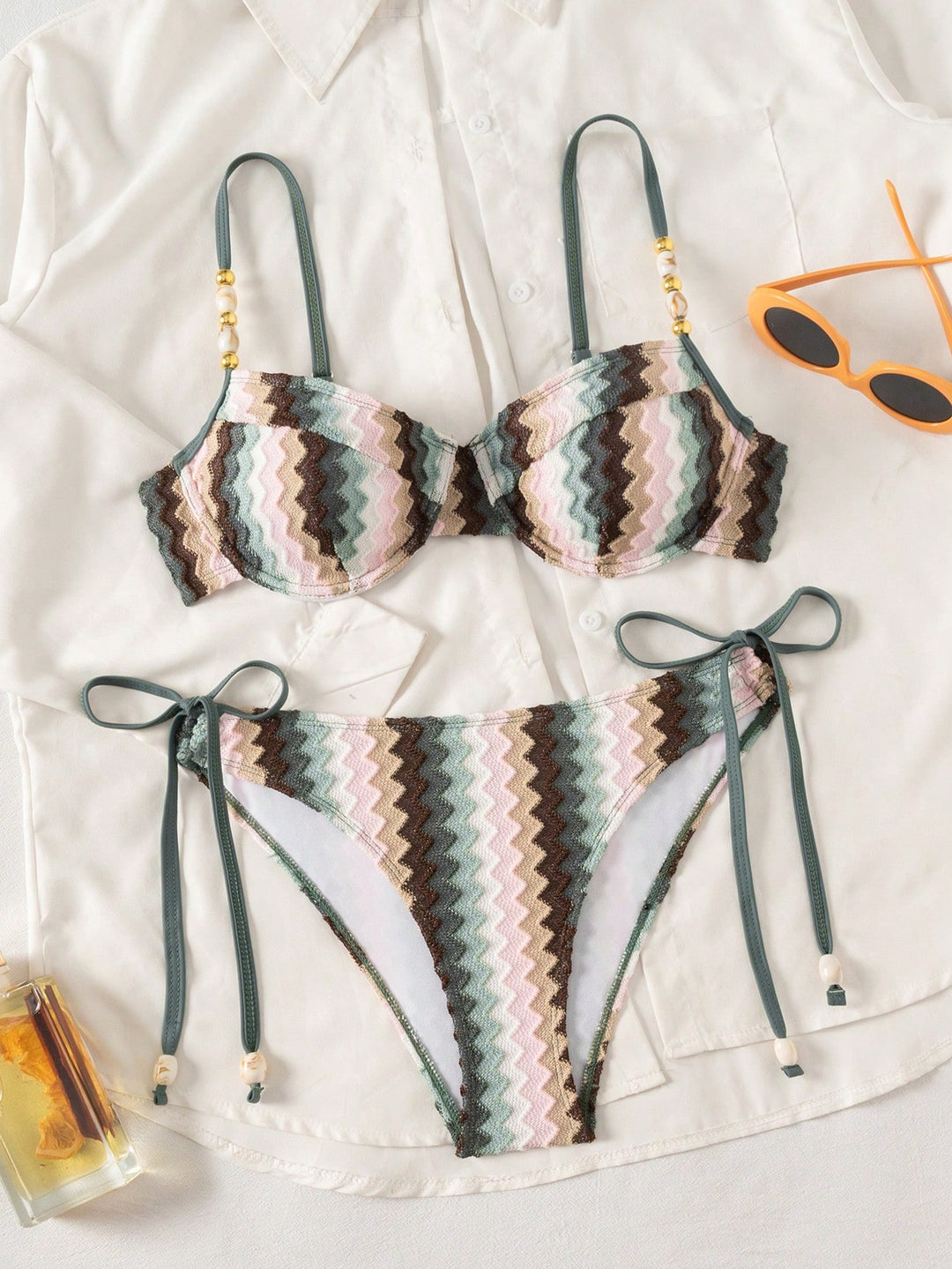 Set bikini SHEIN, mix culori
