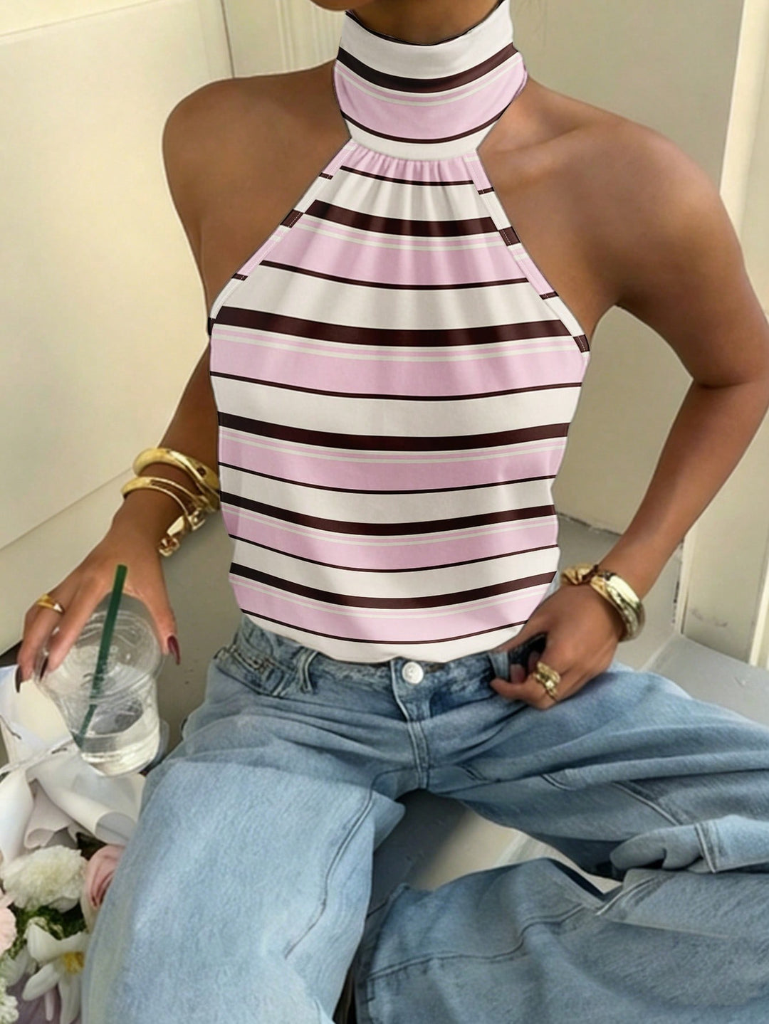 Top SHEIN, mix culori